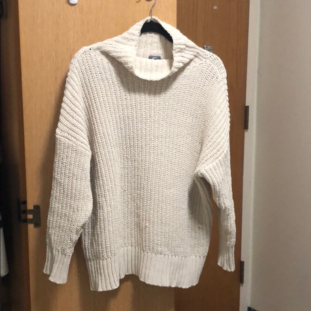 Aerie Oversized Chenille Turtleneck Sweater